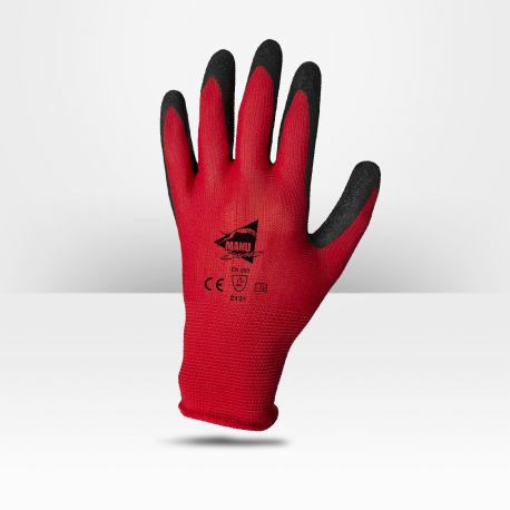 Des gants de travail extra fins Manusweet en latex et en polyester